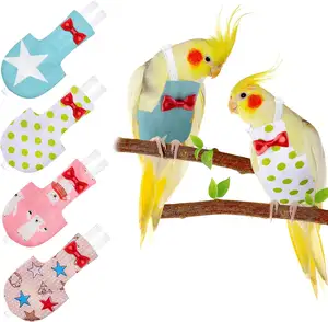 XS - L Parrot Diaper Bird Clothes Diaper Cockatiel Cage Pet Bird Pee Prevention Diaper Suppliers