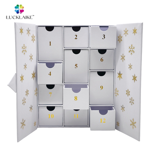 <span class=keywords><strong>Fsc</strong></span> Trang Điểm Vẻ Đẹp Bí Ẩn Đếm Ngược Mù Ngăn Kéo Hộp 12 Ngày Rỗng Các Tông Quà Tặng Bao Bì Advent Lịch Hộp Tùy Chỉnh - Product Image 1