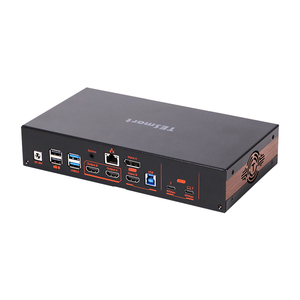 TESmart 2x2 Thunderbolt KVM Anahtarlayıcı, <span class=keywords><strong>2</strong></span> Monitörde <span class=keywords><strong>2</strong></span> Bilgisayarı Kontrol Eder, 4K 60Hz, Çift İş İstasyonu için 60W PD ile, Bilgi Teknolojisi Ticareti ve Düzenleme için - Product Image 6