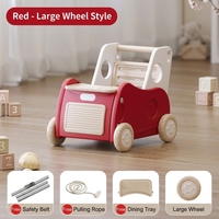 Voiture multifonctionnelle pour bébé, chariot de courses en plastique, jouet à pousser et à rouler avec siège de rangement