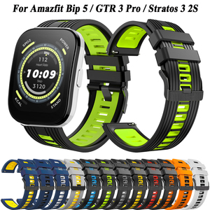 Correa Deportiva de Silicona de 22 mm con Hebilla Ajustable, Compatible con Relojes Inteligentes <span class=keywords><strong>Amazfit</strong></span> <span class=keywords><strong>GTR</strong></span> 4/3/2 Pro - Product Image 1