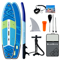 Planche de paddle gonflable Ocean Swirl 335x84x15cm, largeur 33 pouces, kit Aqua Flow DWF Drop Stitch, usine OEM CE BSCI