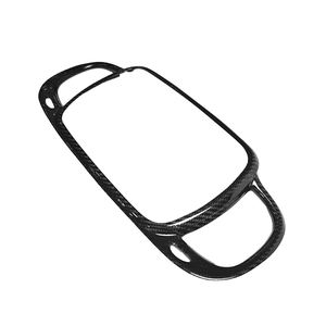 Pour <span class=keywords><strong>2021</strong></span> - 2023 <span class=keywords><strong>Fiat</strong></span> <span class=keywords><strong>500</strong></span> véritable fibre de carbone voiture intérieur accessoires contrôle Central sortie d'air cadre décoratif - Product Image 5