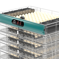 Incubateur à œufs de volaille entièrement automatique WONEGG, capacité de 160 œufs, avec contrôleur de température, machine à couver les œufs