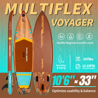 Planche de paddle gonflable de 10,6 pieds à nez pointu et profilé, pour la course de vitesse de niveau Elite, directement de l'usine