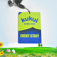 Tarjeta de Identificación con Foto NFC Mini Tag para Empleados/Personal/Estudiantes con Cordón Personalizado para Membresía, Eventos VIP, Uso Promocional
