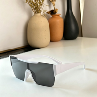 Lunettes de soleil carrées tendance de luxe personnalisées unisexe pour l'été, de marque de créateur, de haute qualité, à monture intégrale dégradée, protection UV