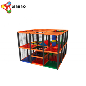 Các cơ sở công viên giải trí trong nhà rẻ tiền để bán, bao gồm sân chơi và Mê Cung lưới an toàn cho trẻ em - Product Image 2