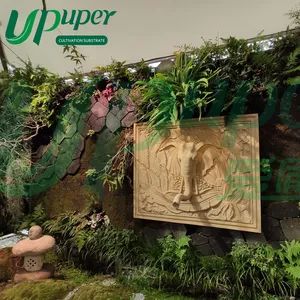 UPuper décoration mousse fond plante artificielle panneau mural vertical système de mur vert