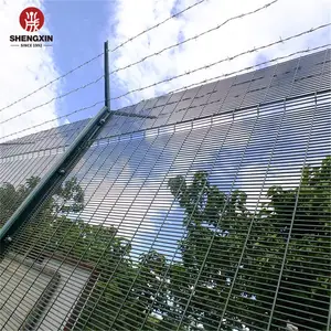Sıcak satış 358 yüksek güvenlik kaynaklı örgü çit anti hırsızlık anti tırmanma güvenlik çit panelleri