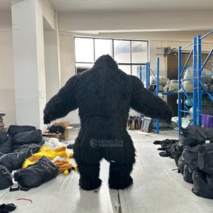 Shengchi MOQ 1 unidad, 2.2/2.6m/3m, Nuevo disfraz inflable de <span class=keywords><strong>gorila</strong></span>, disfraz personalizado de King Kong para Halloween, anime, carnaval - Product Image 4