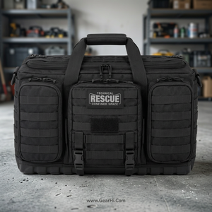 Ruggedized Heavy Duty 1000D Cordura Nylon Technical Rescue Kit Bag Confined Space Extrication Pack <b>Trench</b> Rescue <b>Tool</b> Case - Product Image 3