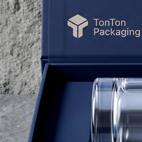 Confezione Regalo Premium Personalizzata per Colonia Blu e Scatola Magnetica per Fragranze con Scatola di Presentazione in Carta e Confezione per Profumi
