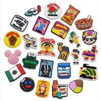 Patchs thermocollants personnalisés en PVC souple 3D, silicone, pour vêtements, chapeaux, chaussures, Noël, Halloween