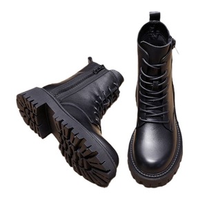 Botas de Invierno Cálidas para Niñas, Estilo Mary Jane, Altas hasta la Rodilla, de Cuero PU, con Hebilla y Punta Abierta - Product Image 4