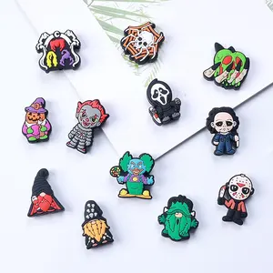New Halloween Silicone Key Chain Accessories Silicone Focal Beadable Pens Jewelry Making Supplies Charms For Bracelets Bulk