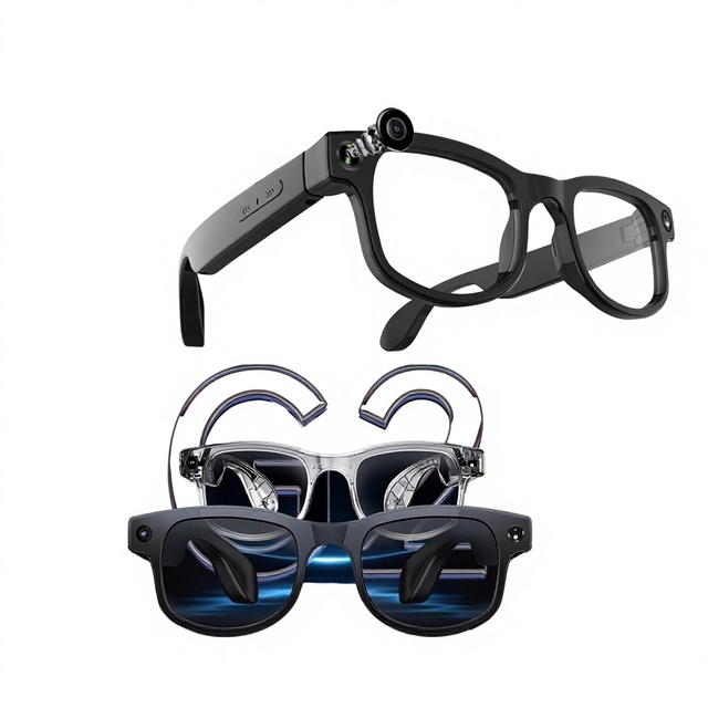 AIMB-G2 Smart Glasses 8MP Camera AI Translation Character Recognition 1200P Anti-Shake Video Recording 32GB Storage