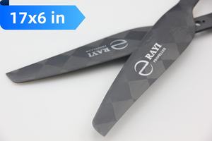 17*6 Verschleiß feste Propeller-Drohnen-Ersatzteile Rayi Carbon Fiber <span class=keywords><strong>2</strong></span> Blades CW CCW 17-Zoll-Propeller für Drohnen motor RC-Flugzeuge - Product Image 2