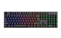 Éclairage rétro-éclairé filaire disposition personnalisée logo OEM 7 couleurs 3 couleurs kit de clavier de jeu mécanique RVB avec clavier de souris RVB