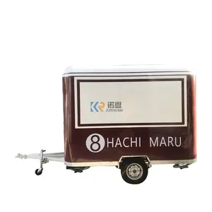 2024 Gute Fabrik Günstige Food Trucks Zum Verkauf Mobile Food Cart mit voll ausgestatteten Frozen Machine Food Trailer