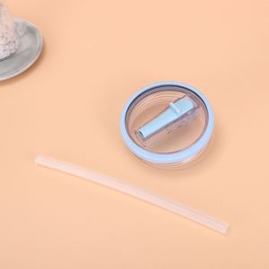 Leakproof 40oz Plastic Tumbler Lid with <b>Straw</b> & Thick Silicone Seal Ring, Replacement <b>Cup</b> Cover for Car <b>Cup</b> Ice <b>Cup</b> Travel Mug - Product Image 5