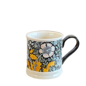Tasse en céramique rétro de Chaozhou, modèle <span class=keywords><strong>Lisbonne</strong></span>, pour <span class=keywords><strong>café</strong></span> et eau, motif floral, cadeau d'anniversaire, souvenir, haute esthétique, idéal pour mariage - Product Image 5