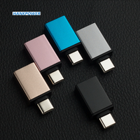 Adaptateur convertisseur de données USB 3.0 femelle vers USB-C 3.1 Type C mâle OTG pour MacBook