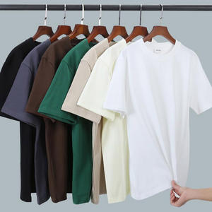 Camiseta de 250 g/m² de Alta Calidad, Lisa, para Hombre, 100% Algodón, con Logotipo Personalizado, Impresión Serigráfica, Cuello Redondo - Product Image 1