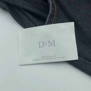 Sang Trọng Tùy Chỉnh Dệt Nhãn Hiệu Và Cổ Thẻ Cho Thời Trang Thẳng Cắt Tùy Chỉnh Quần Áo Vải Với Laser Cắt Cạnh - Product Image 6