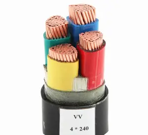 600/1000V Copper Conductor XLPE PVC Insulation SWA STA Armoured PVC Jacket Sheath Power Cable