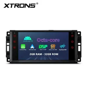 XTRONS7インチタッチスクリーン内蔵DSPカーオーディオシステムAndroid、クライスラーセブリング300C用GPSナビゲーション付き