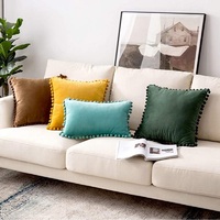 Yoxinyahome — housse de coussin en velours massif, taie d'oreiller décorative de luxe, européenne, pour canapé, salon, chambre à coucher, voiture