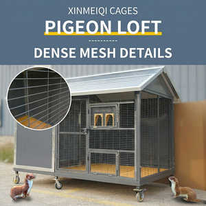 Pigeonnier extérieur robuste et grande volière imperméable pour pigeons de course, pour jardin et ferme - Product Image 2