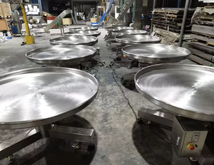 Thép không gỉ bàn xoay cho nhà máy thực phẩm chế biến tự động quay ngành công nghiệp đóng gói - Product Image 5