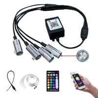 Projecteur De Voiture Toit Intérieur Plafond Ambiant Coloré Avec Mini LED Fibre Optique Veilleuse