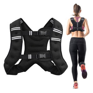 Customized 15/20/25/30LB <b>Strength</b> <b>Training</b> Adjustable Running Weight Vest With Pocket for Man and Women - Product Image 1