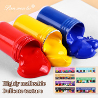 6 PCS 22ml(0.75 US Fl Oz) Tissu Verre Métallique Peinture Premium Peinture Fluorescente Peinture Artistes Acrylique Aquarelles Pigment Set