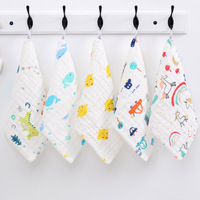 Ensemble de bavoirs pour bébé en coton, taille personnalisée, réutilisables, anti-érythème, 25x25cm, vente en gros directe usine