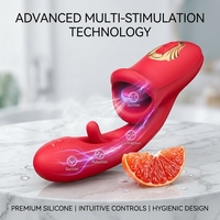 2-in-1 Luftdruck-Saug- und Vibrationsmassagegerät, USB-Aufladbares Wasserdichtes Persönliches Wellness-Gerät, Dualmotor-Körpermassage