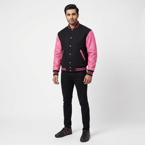 Factory Made College Wholesale Blank Breathable Plus Size Man <b>Jacket</b> College <b>Baseball</b> CollegeBaseballjacket <b>for</b> <b>men</b> - Product Image 1