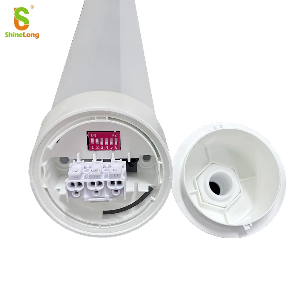 DIPスイッチ付きの費用対効果の高いLEDトライプルーフライト0.6m/1.2m/1.5m IP66 IP69K ShineLong工場