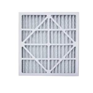 Kartonnen Frame Geplooide Voorfilter Double-Layer Vochtwerende Ac Oven Filter Voor Airconditioner