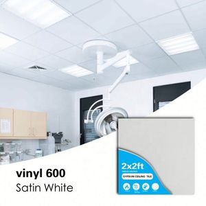 Plaques <span class=keywords><strong>de</strong></span> plafond en plâtre perforées carrées <span class=keywords><strong>de</strong></span> 12 mm, panneaux acoustiques en plâtre, grille en T, 600x600 mm, panneau <span class=keywords><strong>de</strong></span> plafond en PVC - Product Image 2
