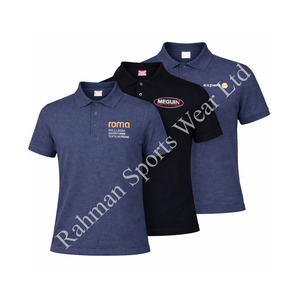 Camisa de Punto para Hombre, con Aberturas Laterales, Logotipo Bordado en el Pecho, Prenda Casual Premium, Transpirable, de Marca, para Uso Corporativo - Product Image 1