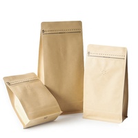 Pochette de boîte à café de 8 oz 12 oz avec Valve, finition mate/brillante de couleur personnalisée