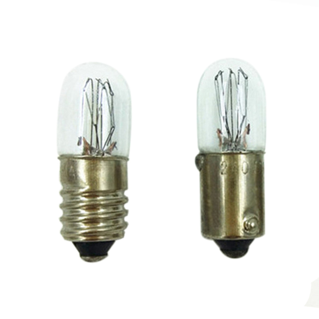 B9 E10 Small Bulb 220V 2W 3W Bayonet Screw Lamp for Machine Tool Instrument Button Indicator