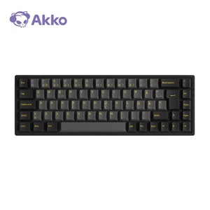 <span class=keywords><strong>AKKO</strong></span> Black & Gold 3068B Plus ISO North-facing RGB LED retroiluminado Teclados intercambiables en caliente - Product Image 2