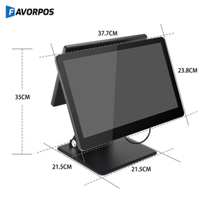 Sistema POS a Doppio Schermo Sottile da 15,6 Pollici, Terminale POS Moderno - Product Image 6