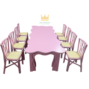 Chaise pour enfants en rotin faite à la main, éco-durable, pour événements et fêtes, chaise en osier naturel pour tout-petits, mobilier pour enfants durable, qualité d'exportation - Product Image 3