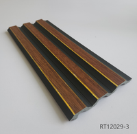 Panneaux muraux PS personnalisés persienne au charbon de bois pour la décoration intérieure prix d'usine en plastique étanche pour hôtels bureaux avec